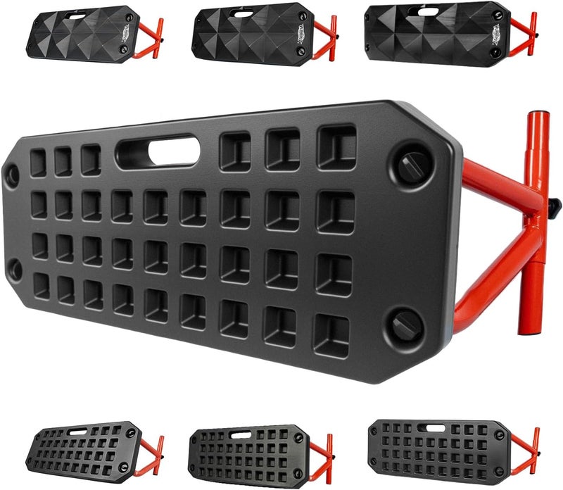 PLAYAPUT 6-in-1 Soccer Rebounder Board - Dual Surface Adjustable Angle Soccer Wall with 6 Training Modes for Passing, Control & Reflex - Portable Soccer Training Equipment with 2 Sandbags for All Players - Image 1